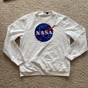White Nasa Crewneck